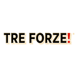 Logo der Marke Tre Forze mit Ausrufezeichen