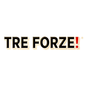 Logo der Marke Tre Forze mit Ausrufezeichen