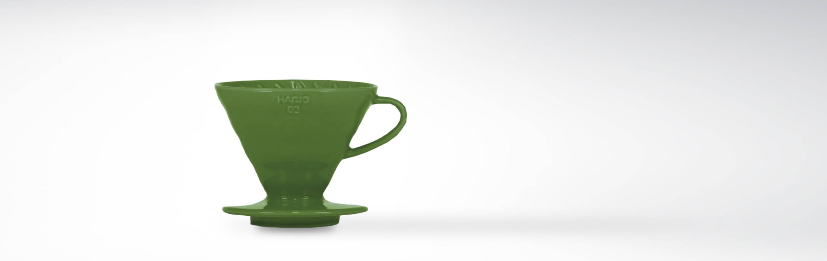 Grüner Hario V60 Kaffeefilterhalter aus Keramik