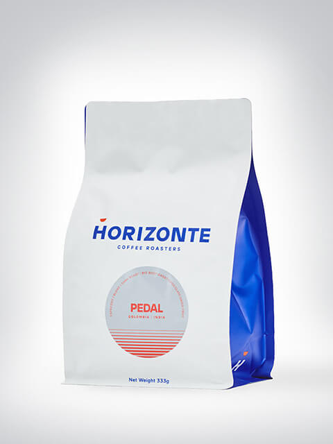 Packung Horizonte Kaffeebohnen Pedal, 333g aus Kolumbien