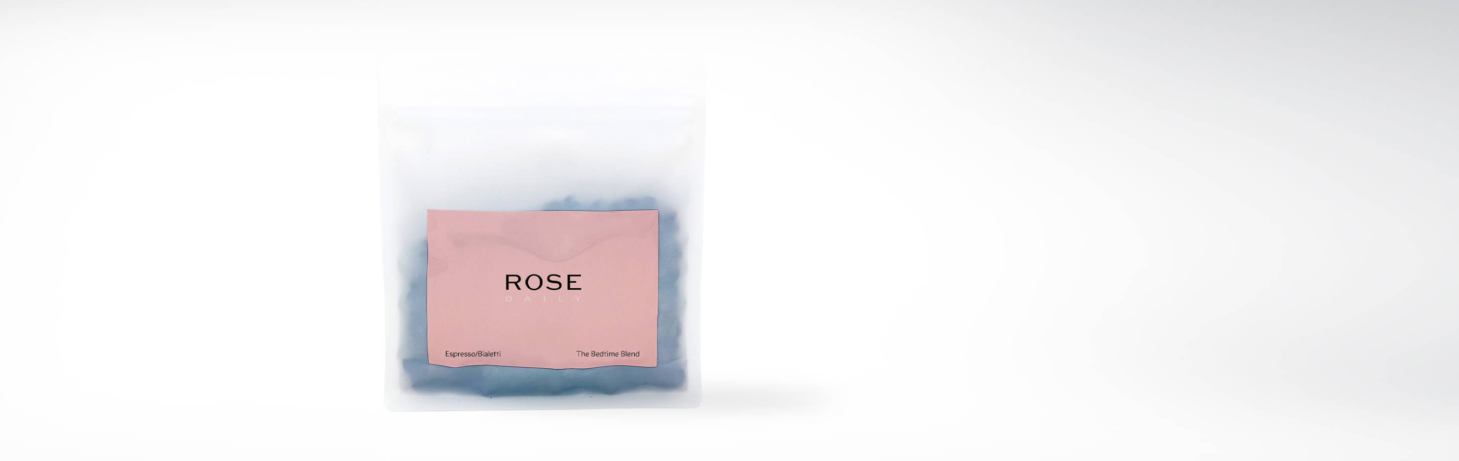 Rose Daily Espresso - The Bedtime Blend Verpackung von Rose Daily Espresso, The Bedtime Blend