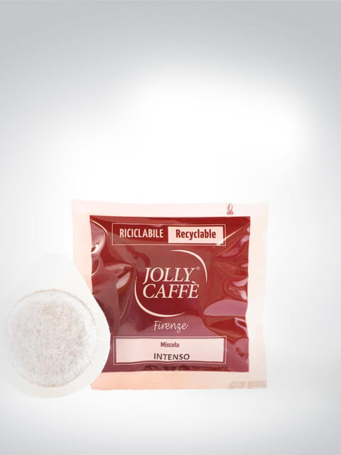 Jolly Caffè Firenze Intenso Kaffeepad mit recyclebarer Verpackung