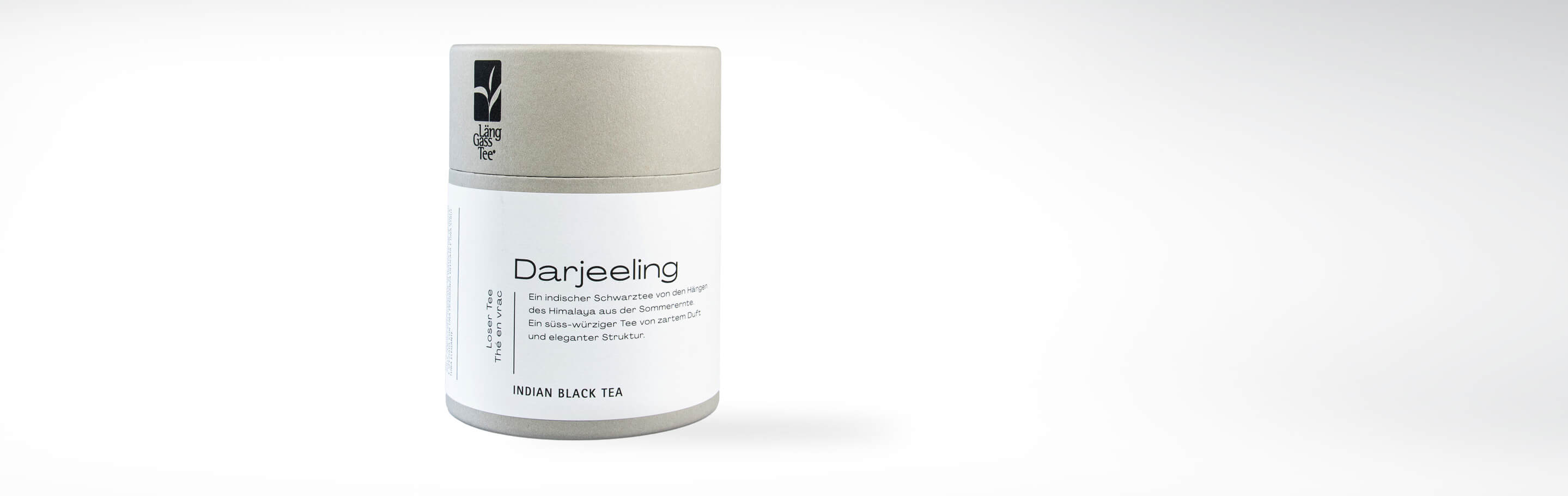 Verpackung von Darjeeling Schwarzem Tee aus Indien