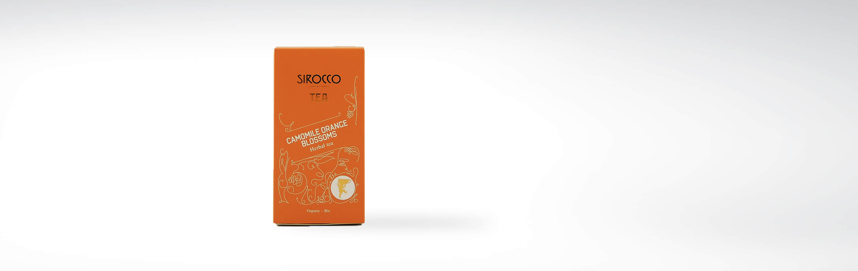 Packung Sirocco Kamille Orangenblüten Bio-Kräutertee