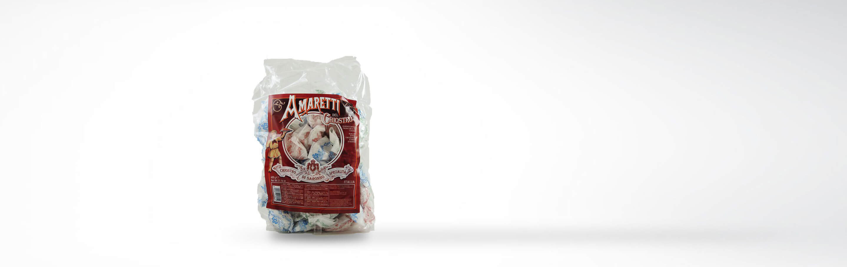 Beutel mit Amaretti del Chiostro Gebäck, 500 g