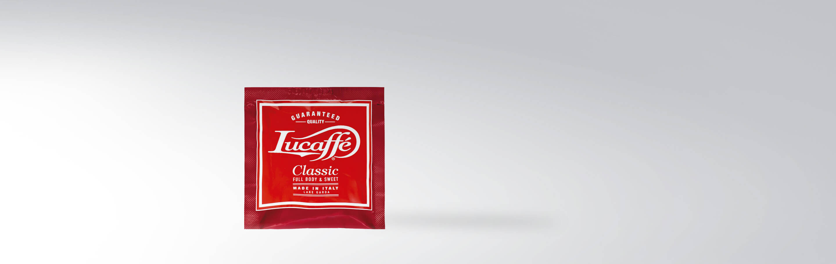 Rote Packung Lucaffè Classic Kaffeepads