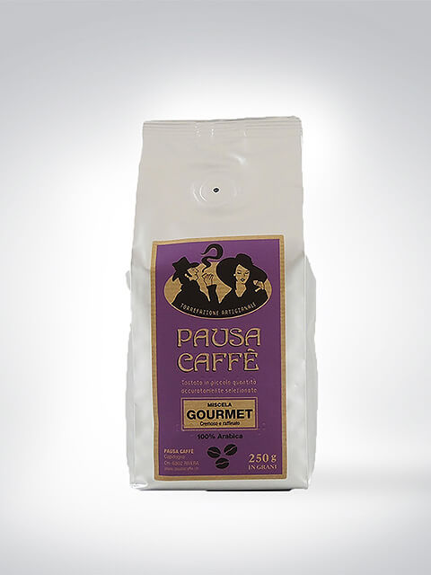 Verpackung von Pausa Caffè Gourmet Kaffee, 100% Arabica, 250g