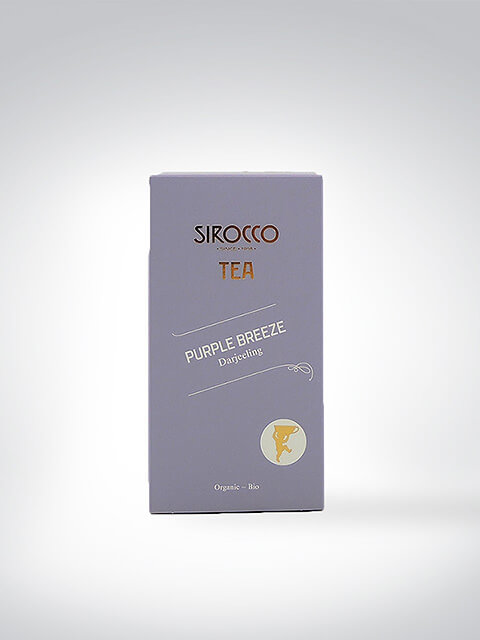Packung Sirocco Tee Purple Breeze Darjeeling, bio-zertifiziert