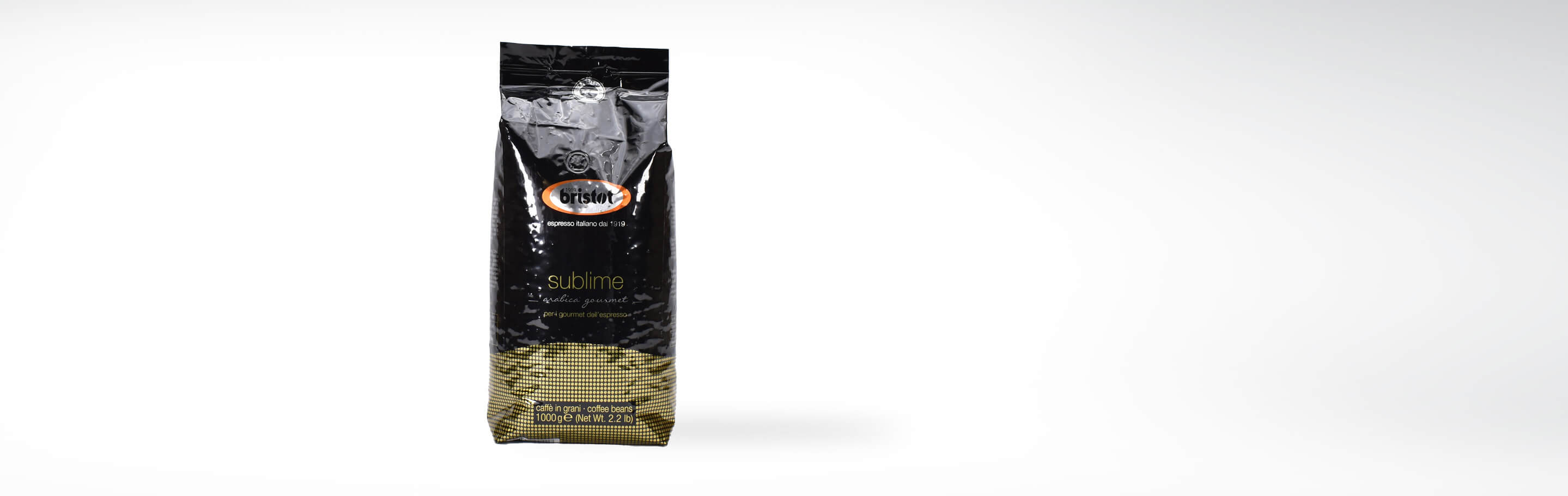 Packung Bristot Sublime Arabica Gourmet Espressobohnen, 1000 g